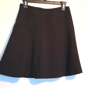 Kensie Black Fit & Flare Mini Skirt with Circle Textures | Size XS